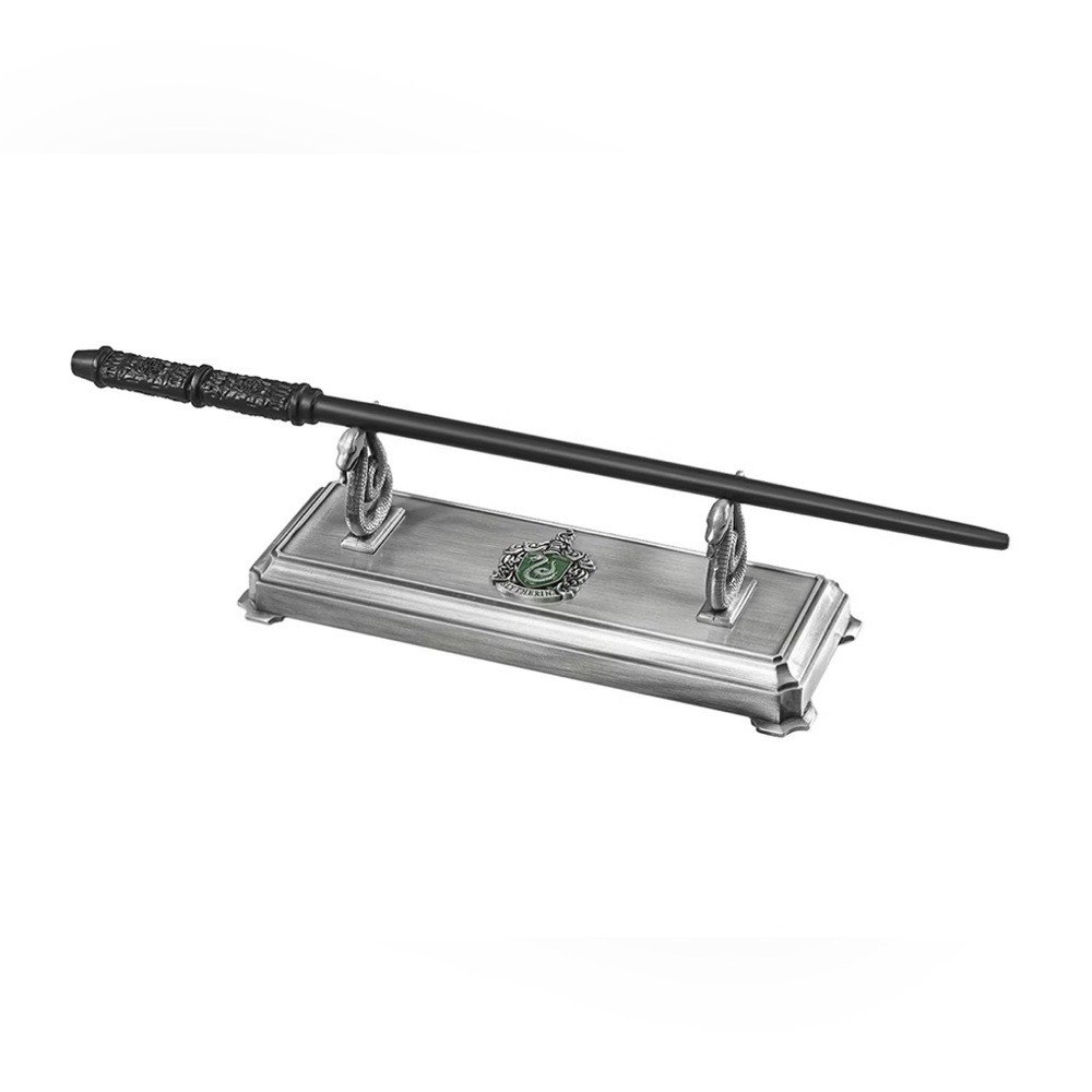 Elegant Silver Wand/Pen Stand with Slytherin Snake Design - Picture 2 of 5